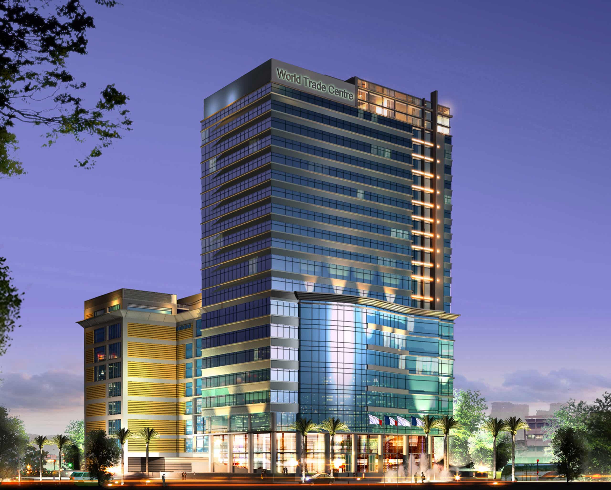World Trade Centre, Chittagong, built with top-down construction